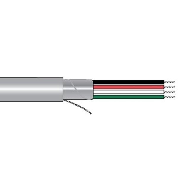 24-12C STR TNC PVC FOIL SHD, PVC JKT CM 300V 75C, AWM 150V 80C, 1000FT, Alpha Wire, Mfr#: 1219/12C SL001